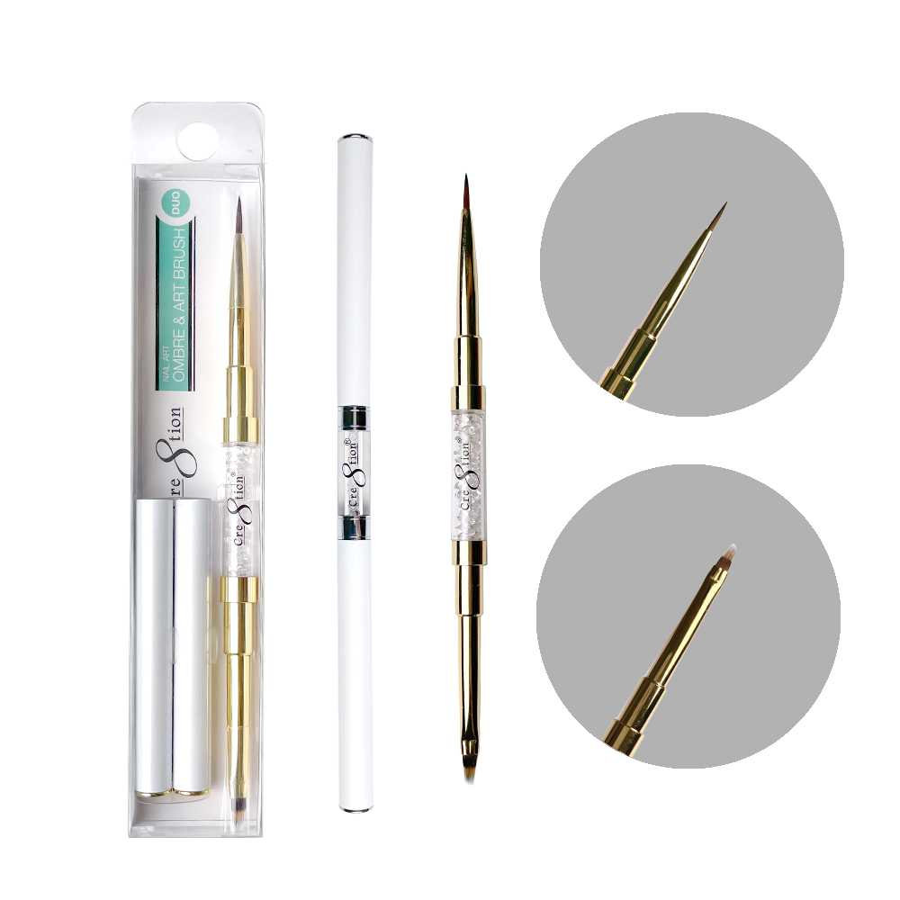 Duo Paint and Ombre Nail Art Brush