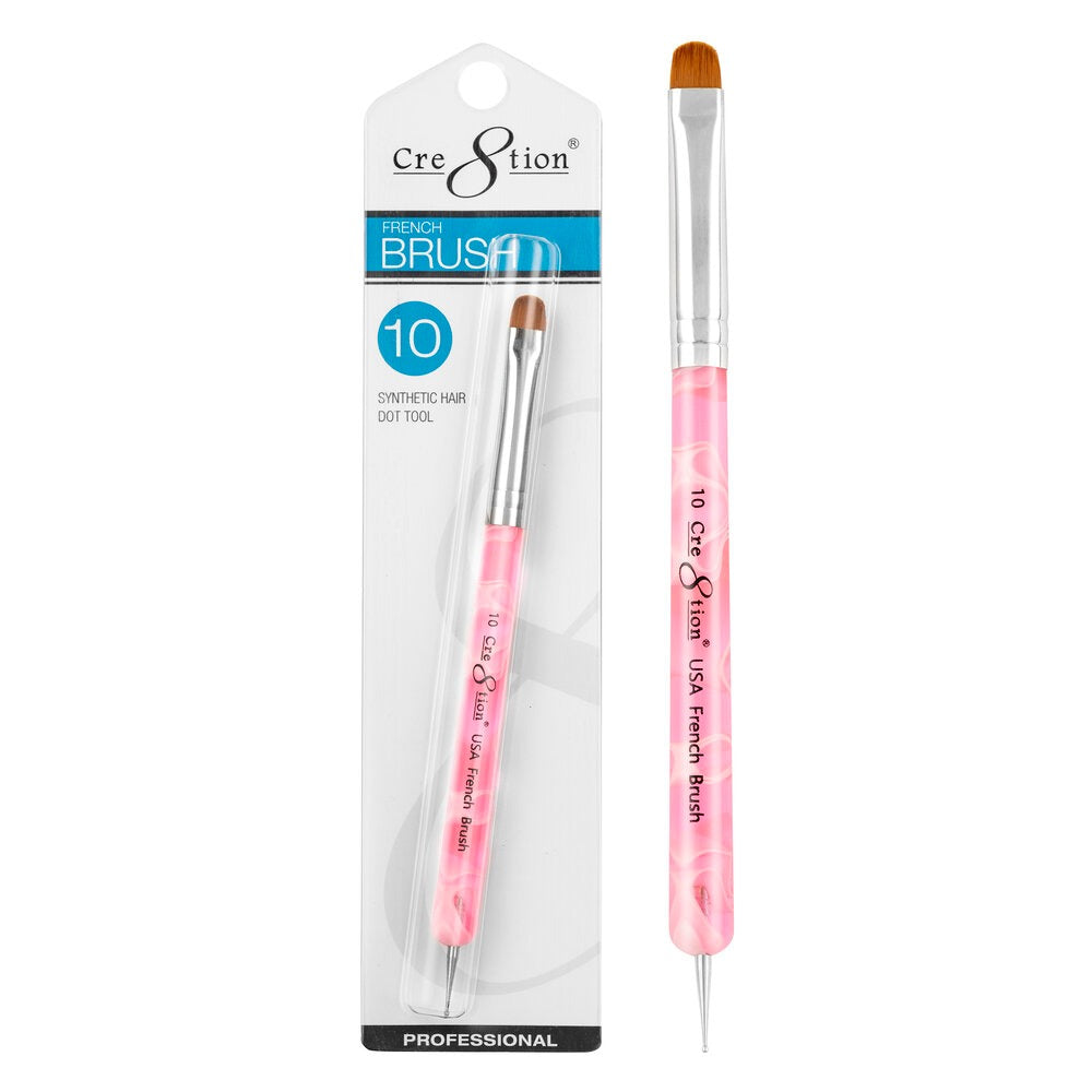 French Brush Synthetic With Dot Tool