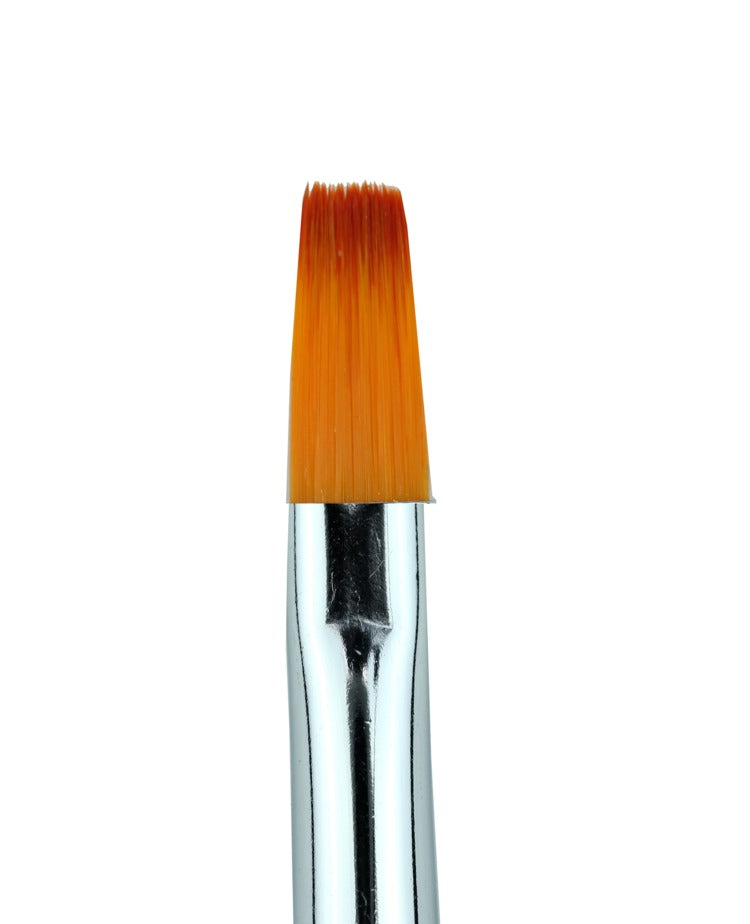 Synthetic Gel Brush - Square - Light Brown Hair