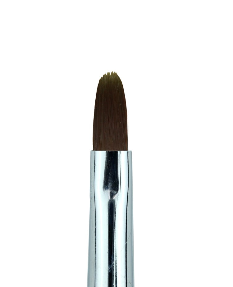 Synthetic Gel Brush - Oval - Dark Brown Hair