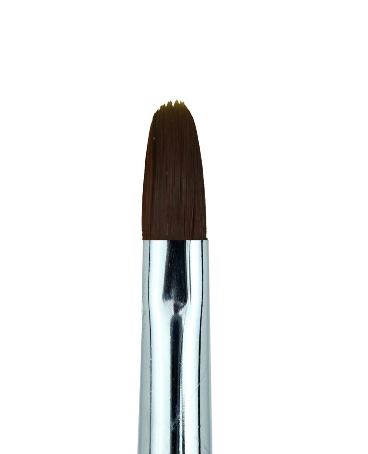Synthetic Gel Brush - Oval - Dark Brown Hair