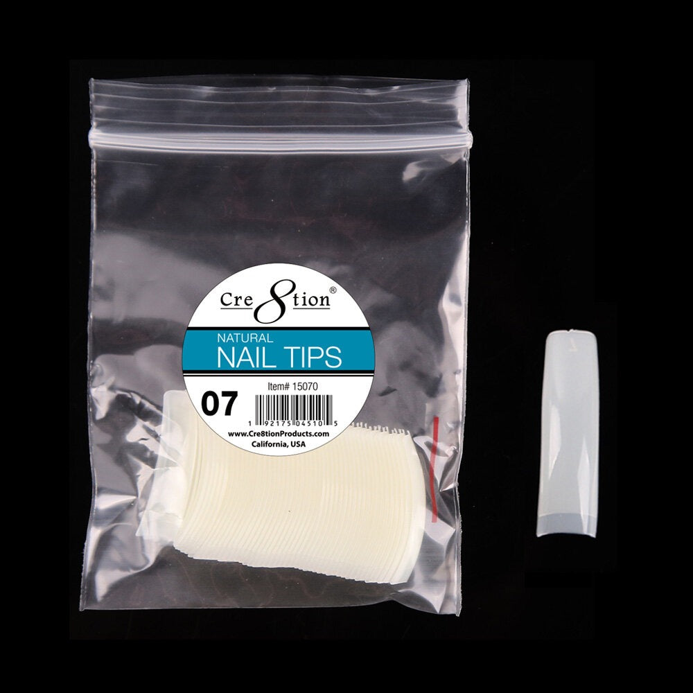 Nail False Tip Bag Natural 5,000pcs