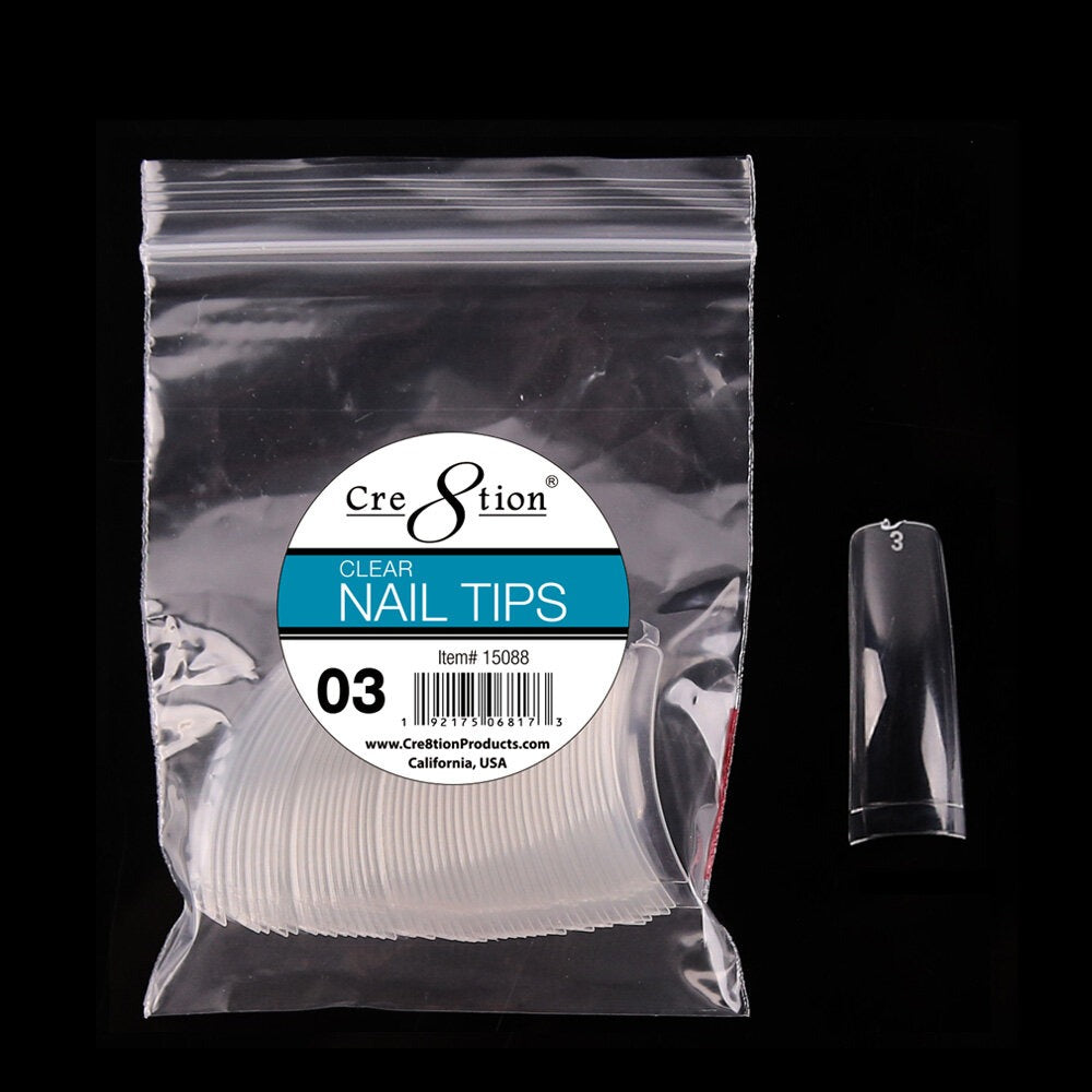 Nail False Tip Bag Natural 5,000pcs