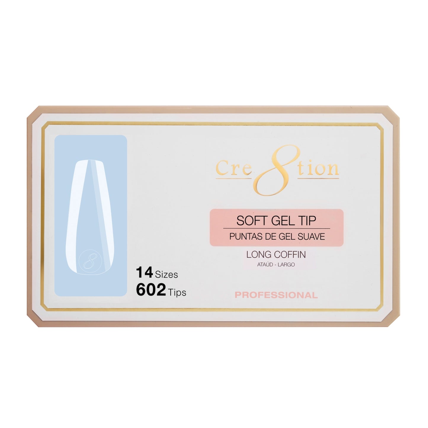 Soft Tips- COFFIN LONG