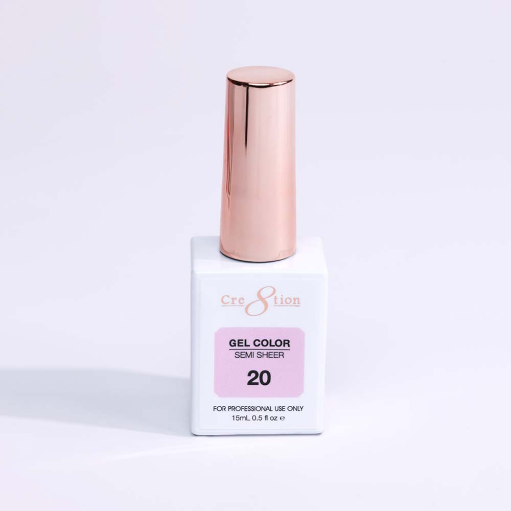 Cre8tion Gel Collection- Semi Sheer Gel Color 0.5 oz
