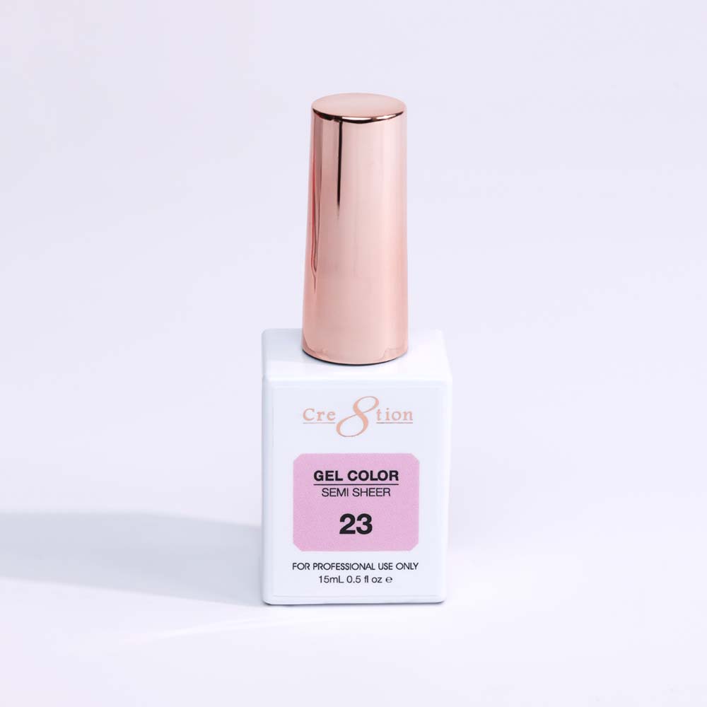 Cre8tion Gel Collection- Semi Sheer Gel Color 0.5 oz