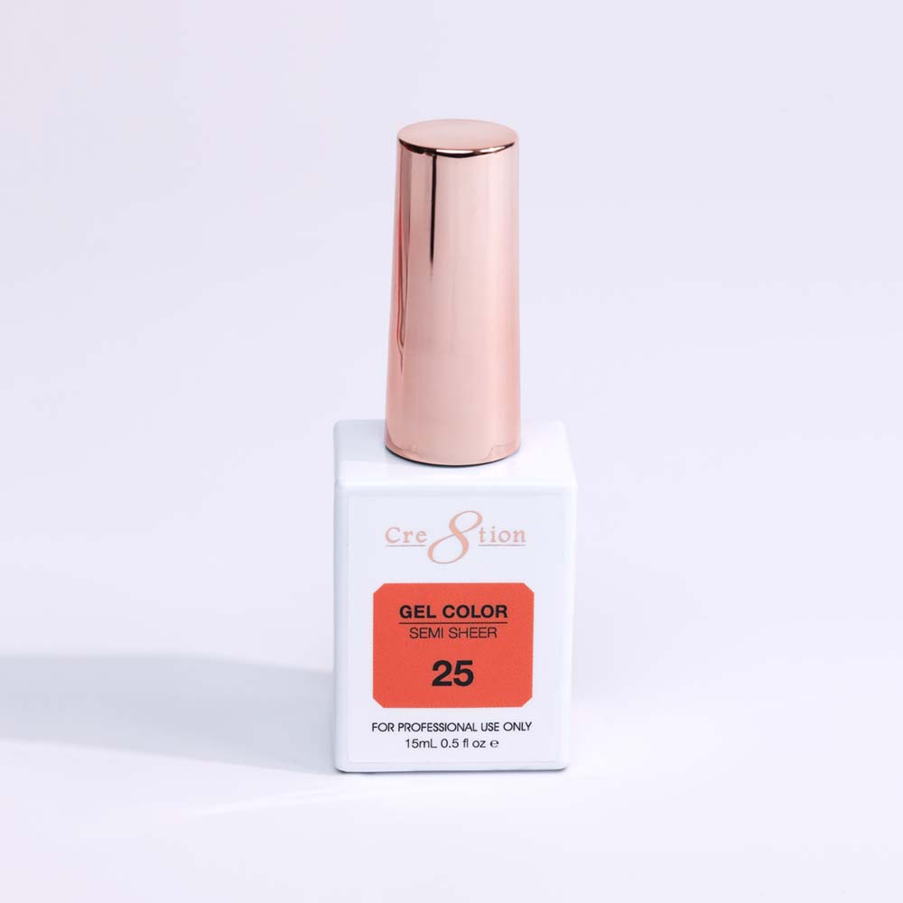 Cre8tion Gel Collection- Semi Sheer Gel Color 0.5 oz