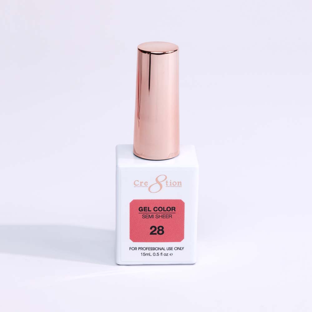 Cre8tion Gel Collection- Semi Sheer Gel Color 0.5 oz
