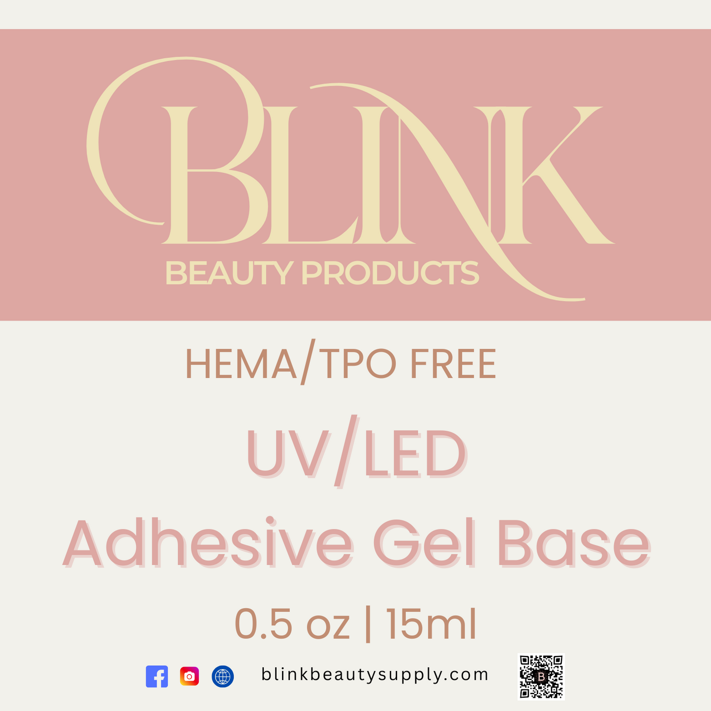 BLINK Adhesive UV/LED Gel Base 0.5 z