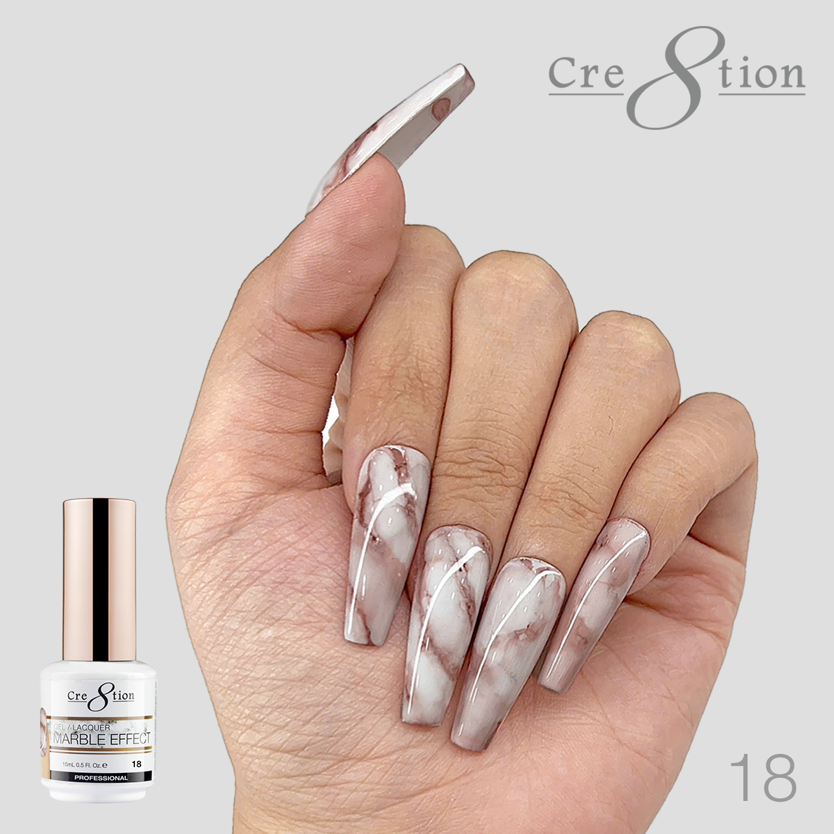 Cre8tion Marble Effect Gel 0.5oz