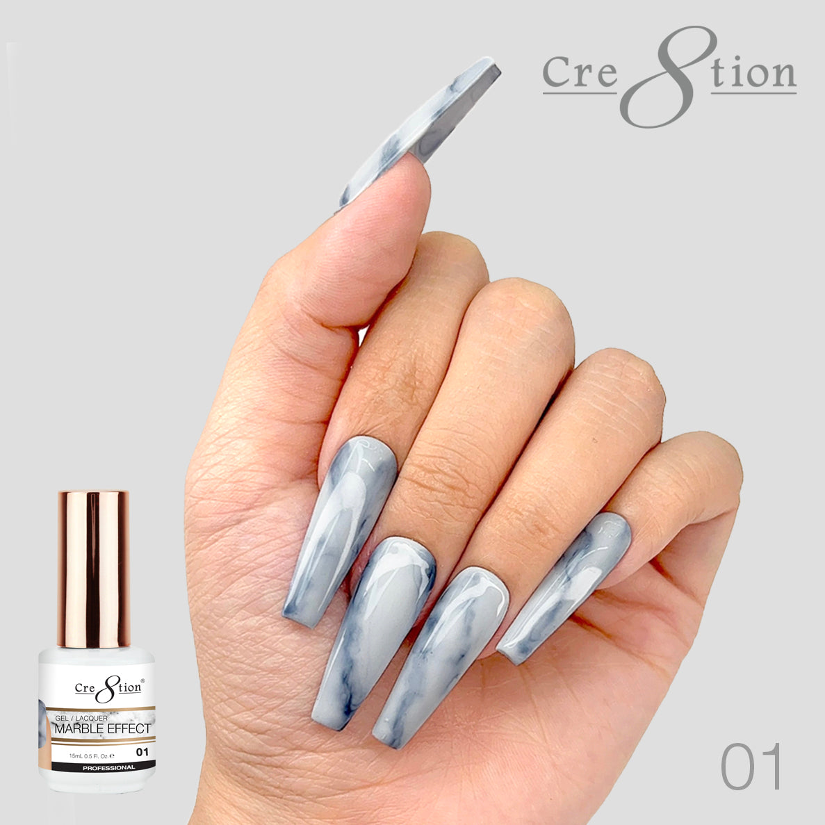 Cre8tion Marble Effect Gel 0.5oz