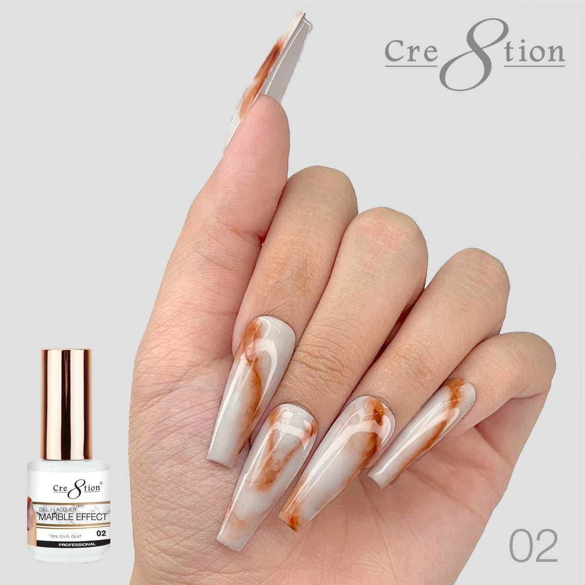 Cre8tion Marble Effect Gel 0.5oz