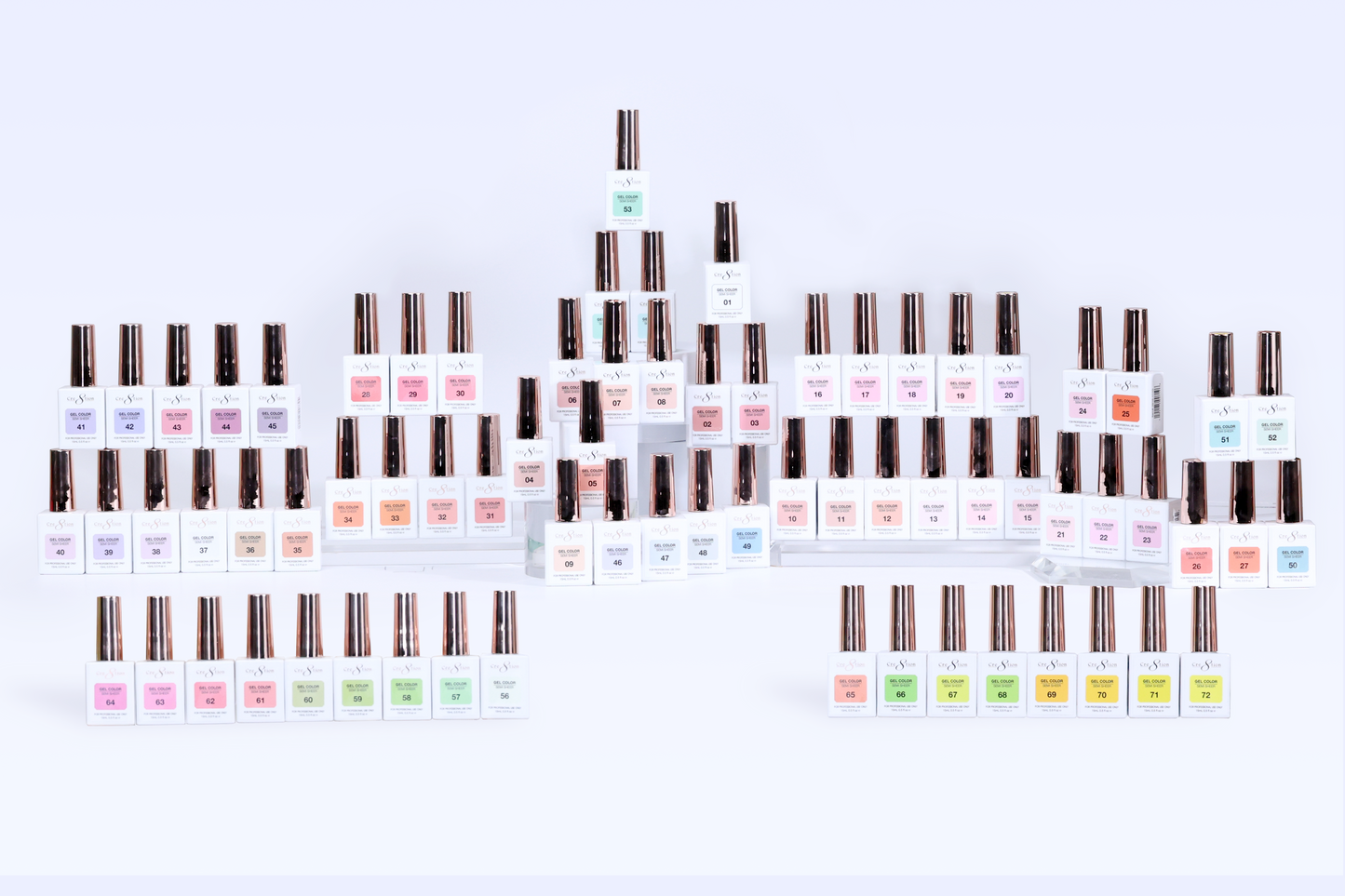 Cre8tion Gel Collection- Semi Sheer Gel Color 0.5 oz