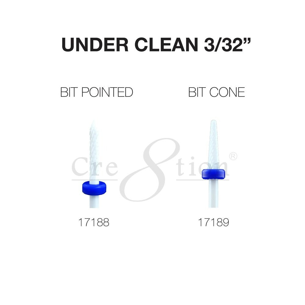 Under Clean 3/32" Ceramic Bit Pointed