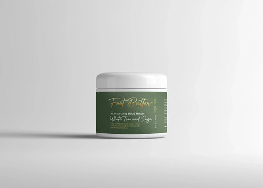 White Tea & Sage Moisturizing Body Butter – Hydrating, Nourishing, Ultra-Soft Skin Cream