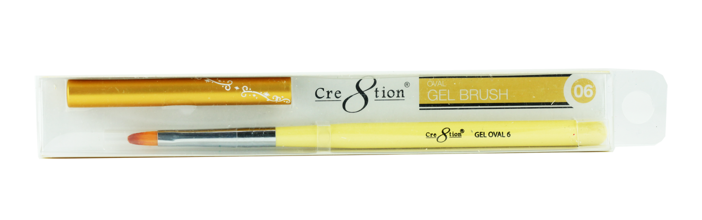 Synthetic Gel Brush - Oval - Light Brown Hair