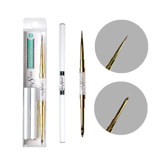 Duo Paint and Ombre Nail Art Brush