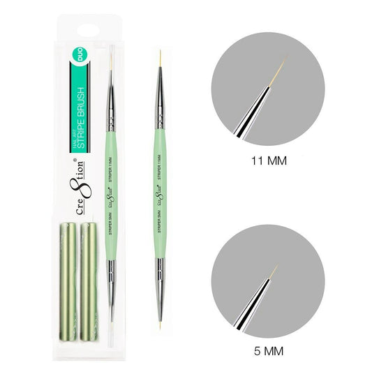 Gel Brush Mini Striper Duo