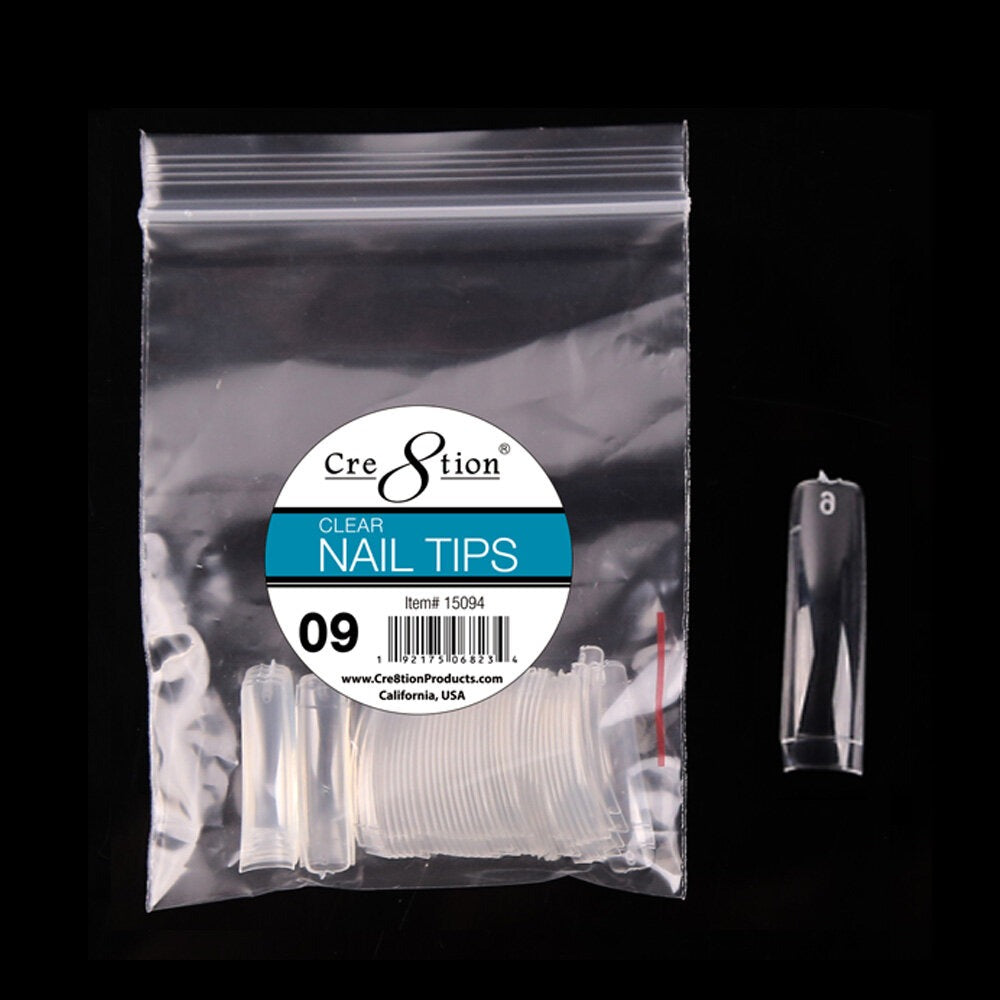 Nail False Tip Bag Clear 5,000pcs