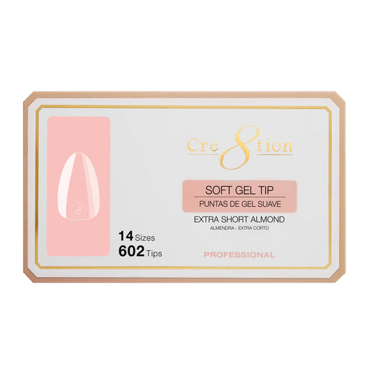 Soft Tips- ALMOND EXTRA SHORT