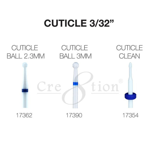Cuticle Ball Ceramic Bit 3/32"