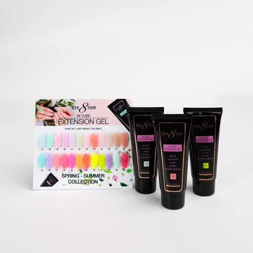 Cre8tion In Tube Extension Gel Set - SPRING & SUMMER #37 to #60