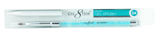 Synthetic Gel Brush - Square- Dark Brown Hair