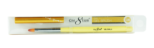 Synthetic Gel Brush - Oval - Light Brown Hair